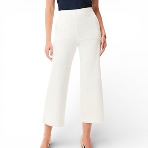 Nic+Zoe All Day Wide Leg Cropped Denim Jeans Size 29 Paper White Like New